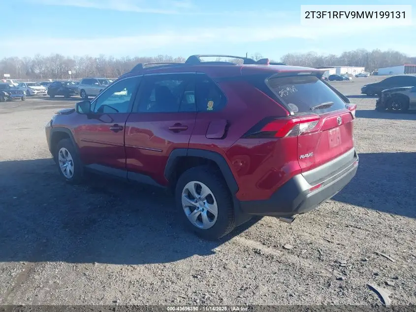 2T3F1RFV9MW199131 2021 Toyota Rav4 Le