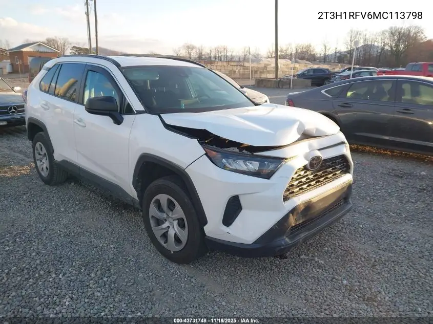 2T3H1RFV6MC113798 2021 Toyota Rav4 Le