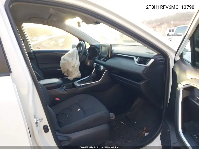 2T3H1RFV6MC113798 2021 Toyota Rav4 Le