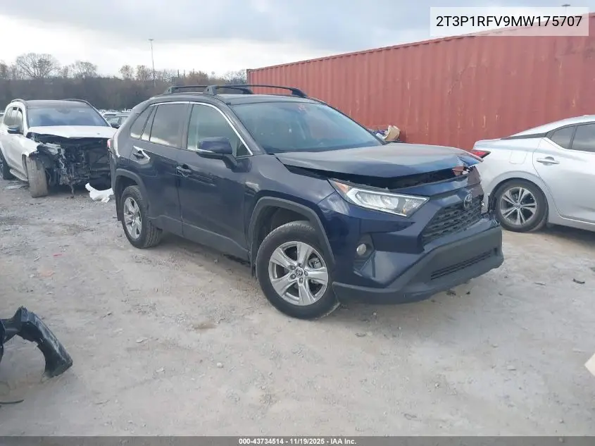 2T3P1RFV9MW175707 2021 Toyota Rav4 Xle