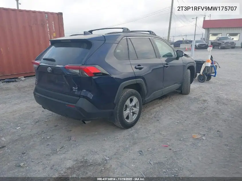 2T3P1RFV9MW175707 2021 Toyota Rav4 Xle