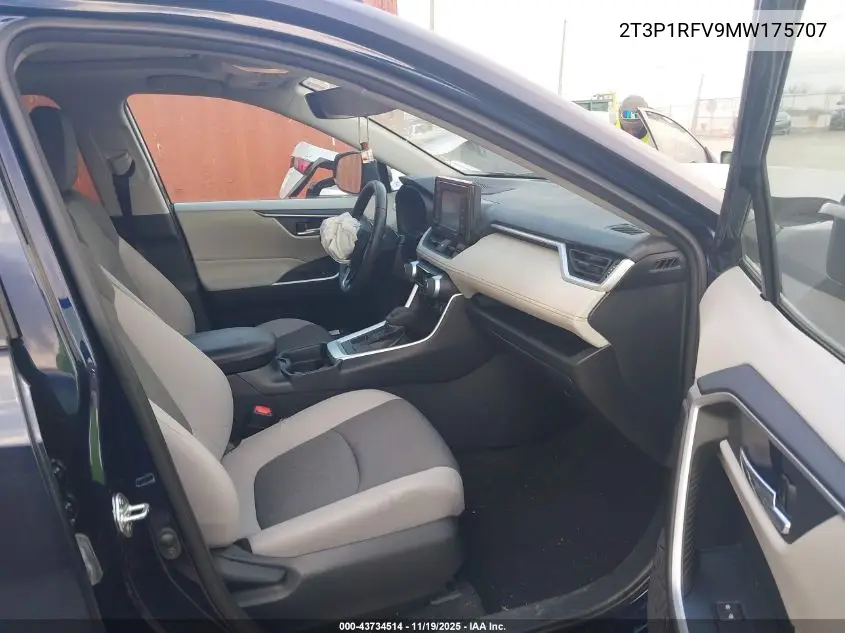 2T3P1RFV9MW175707 2021 Toyota Rav4 Xle