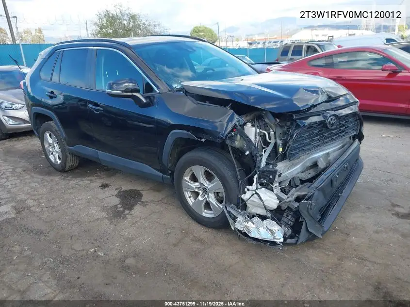 2T3W1RFV0MC120012 2021 Toyota Rav4 Xle