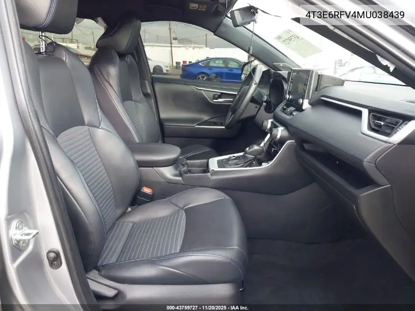 4T3E6RFV4MU038439 2021 Toyota Rav4 Hybrid Xse