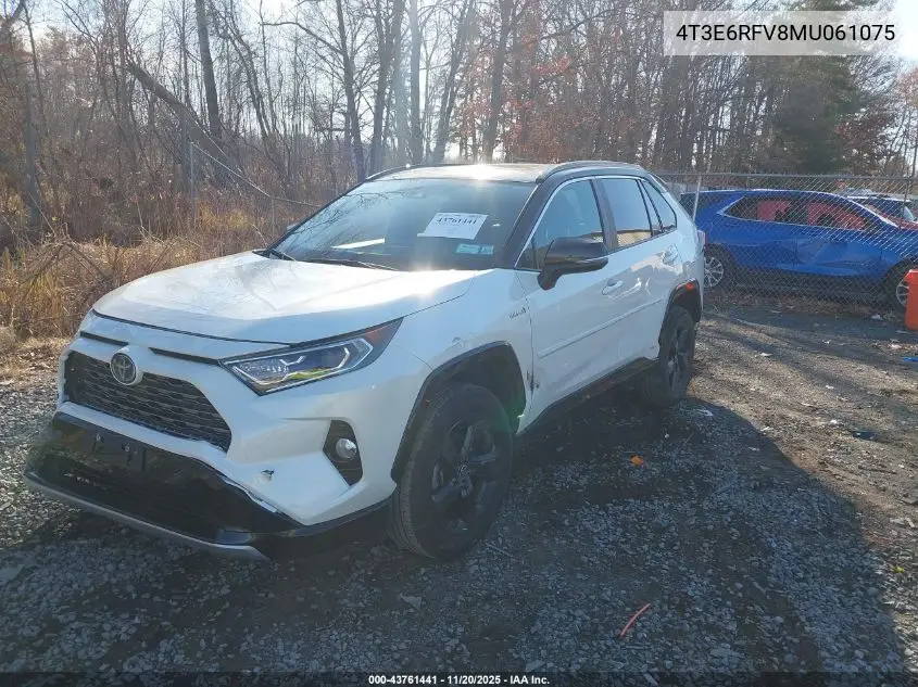4T3E6RFV8MU061075 2021 Toyota Rav4 Hybrid Xse