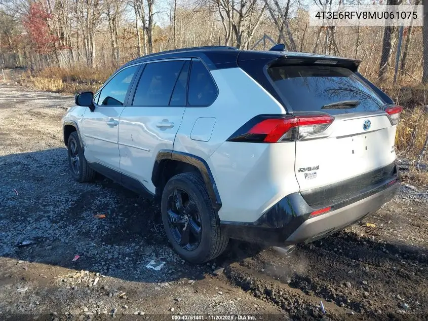 4T3E6RFV8MU061075 2021 Toyota Rav4 Hybrid Xse