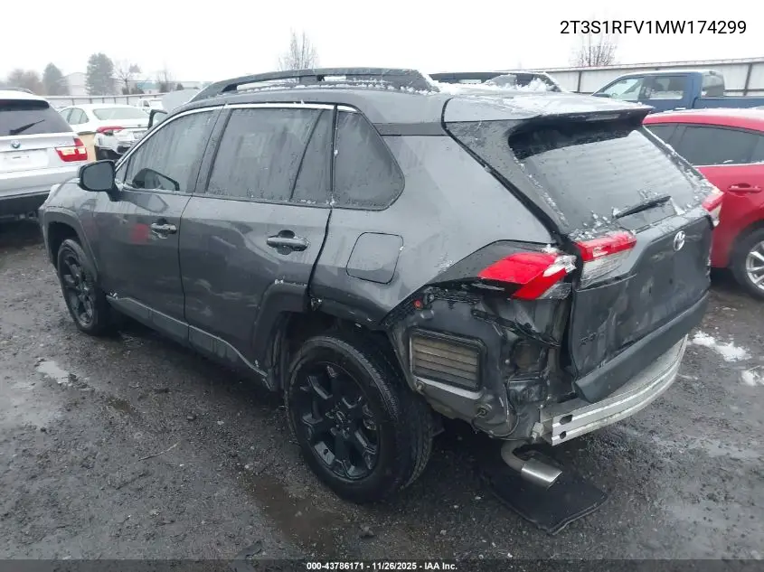 2T3S1RFV1MW174299 2021 Toyota Rav4 Trd Off-Road