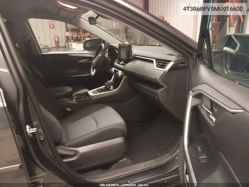 4T3R6RFV5MU016600 2021 Toyota Rav4 Hybrid Xle