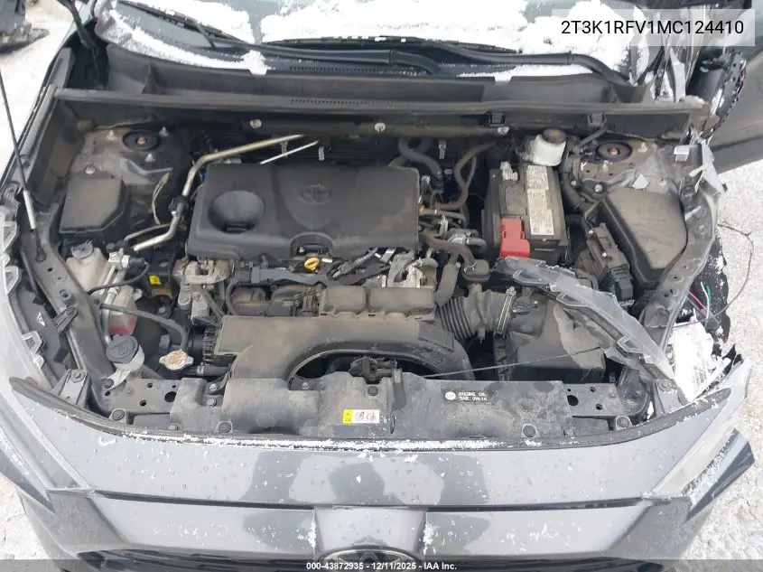 2T3K1RFV1MC124410 2021 Toyota Rav4 Le