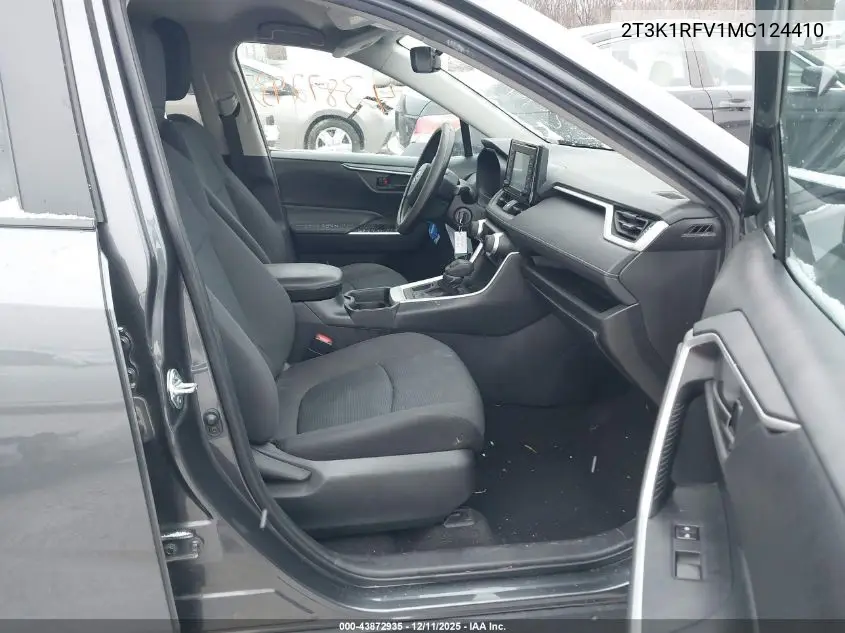 2T3K1RFV1MC124410 2021 Toyota Rav4 Le