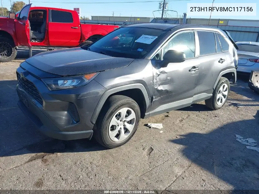 2T3H1RFV8MC117156 2021 Toyota Rav4 Le