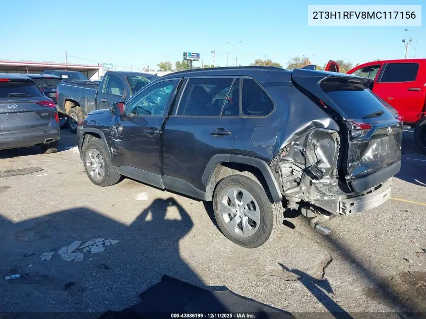 2T3H1RFV8MC117156 2021 Toyota Rav4 Le