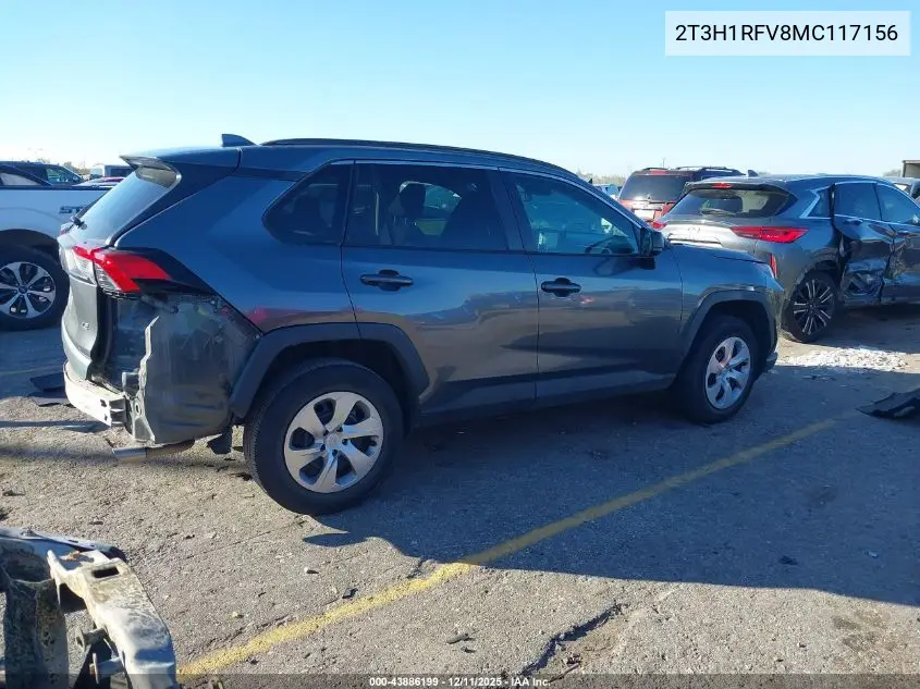 2T3H1RFV8MC117156 2021 Toyota Rav4 Le
