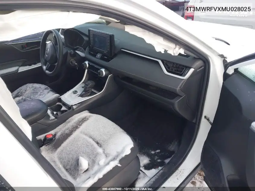 4T3MWRFVXMU028025 2021 Toyota Rav4 Hybrid Le