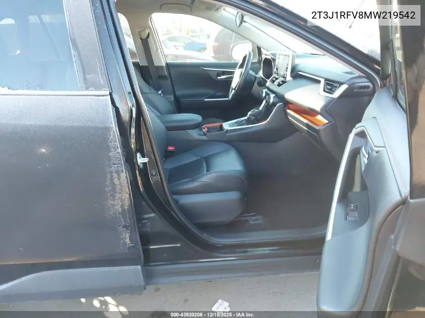 2T3J1RFV8MW219542 2021 Toyota Rav4 Adventure