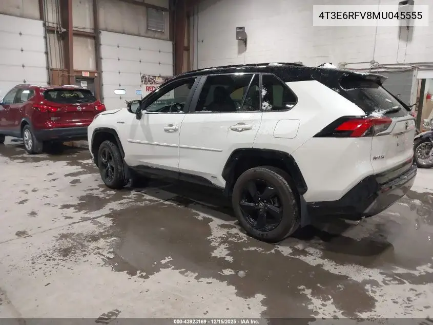 4T3E6RFV8MU045555 2021 Toyota Rav4 Hybrid Xse