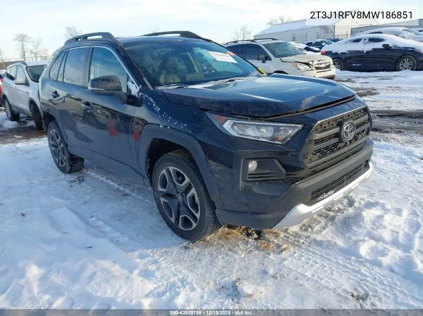 2T3J1RFV8MW186851 2021 Toyota Rav4 Adventure