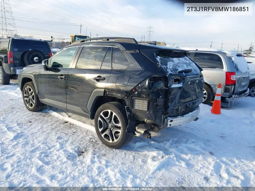 2T3J1RFV8MW186851 2021 Toyota Rav4 Adventure