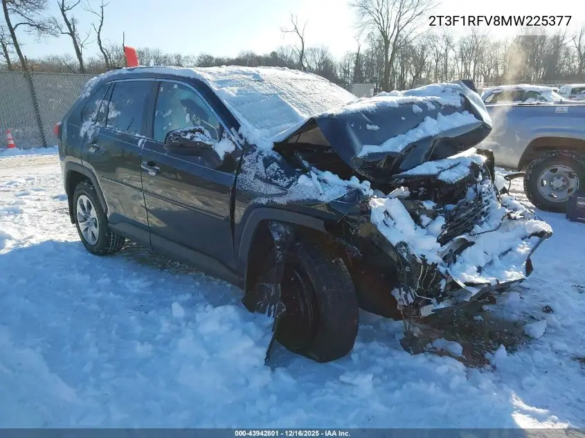 2T3F1RFV8MW225377 2021 Toyota Rav4 Le