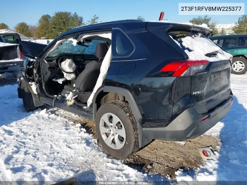 2T3F1RFV8MW225377 2021 Toyota Rav4 Le