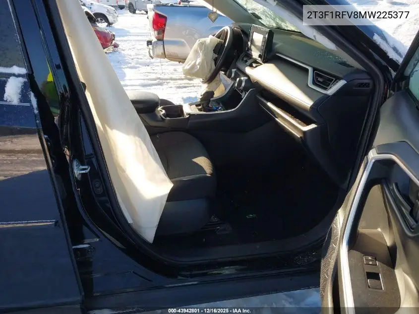 2T3F1RFV8MW225377 2021 Toyota Rav4 Le