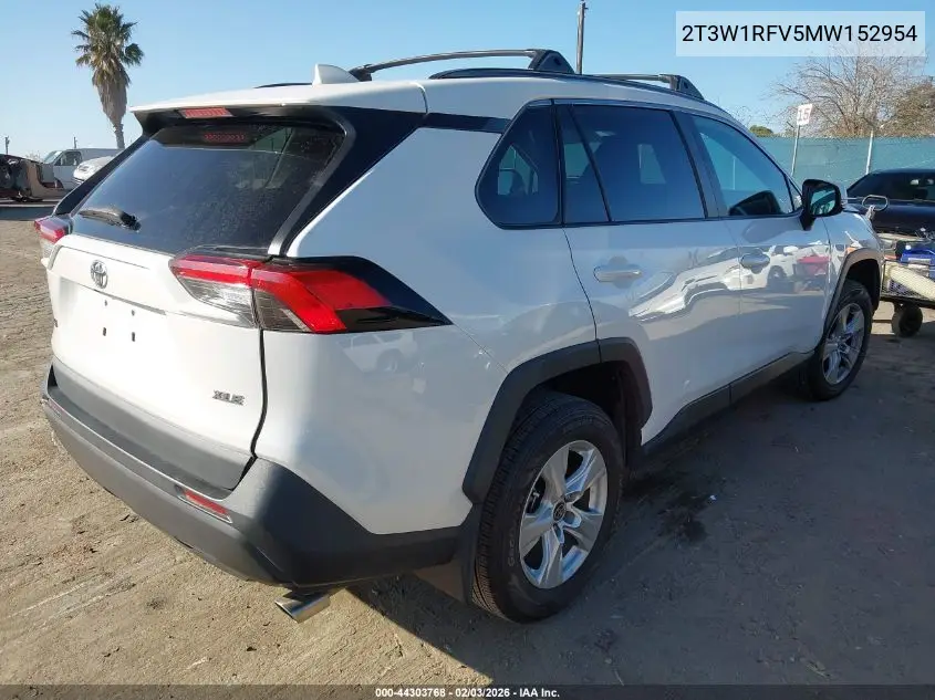 2T3W1RFV5MW152954 2021 Toyota Rav4 Xle