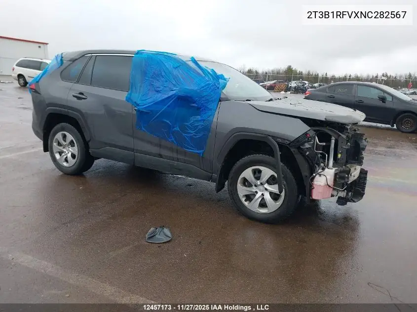 2T3B1RFVXNC282567 2022 Toyota Rav4 Le