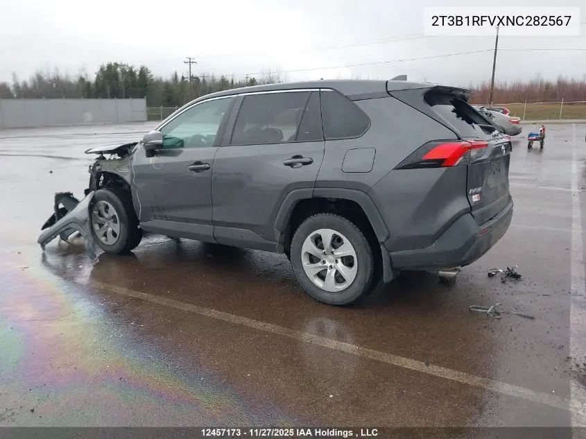 2T3B1RFVXNC282567 2022 Toyota Rav4 Le