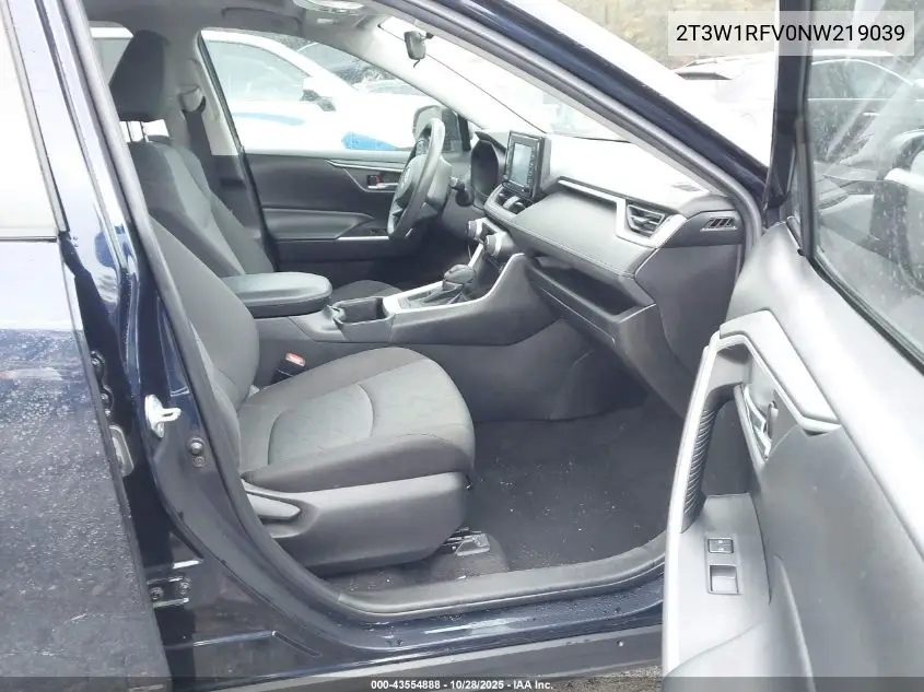 2T3W1RFV0NW219039 2022 Toyota Rav4 Xle