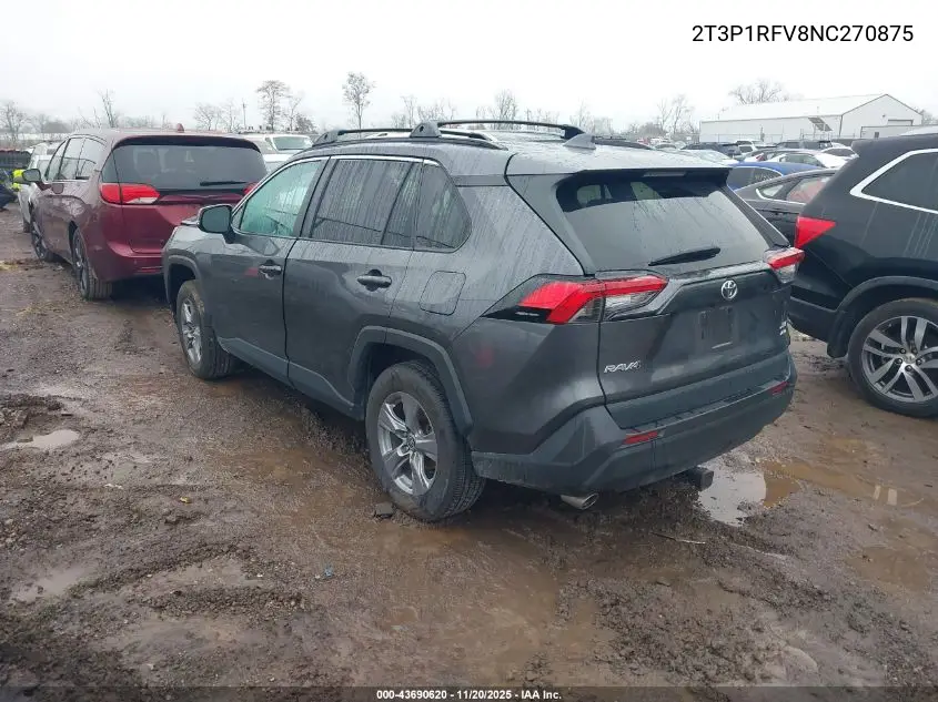 2T3P1RFV8NC270875 2022 Toyota Rav4 Xle