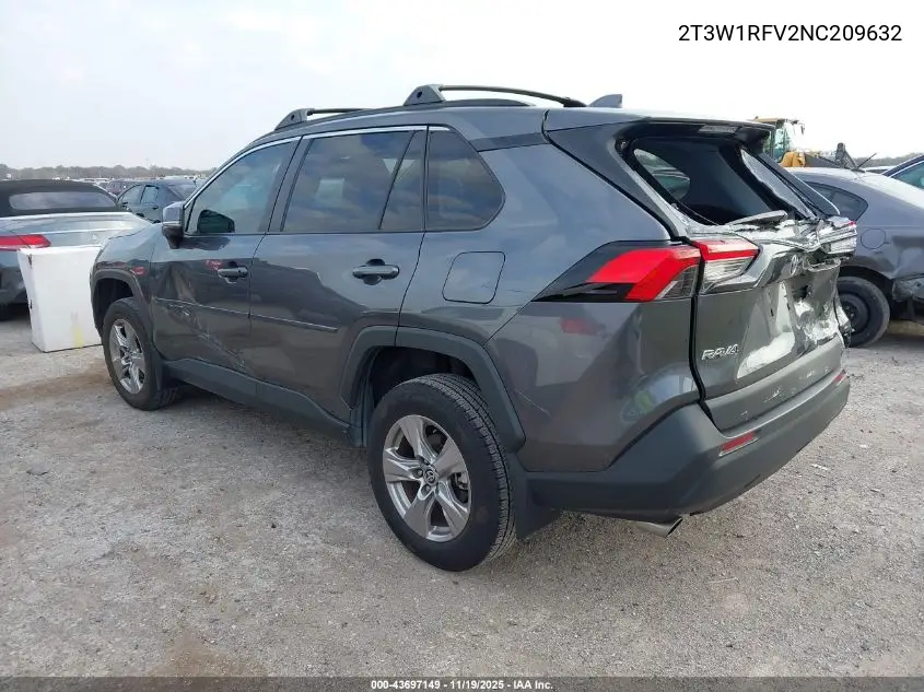 2T3W1RFV2NC209632 2022 Toyota Rav4 Xle