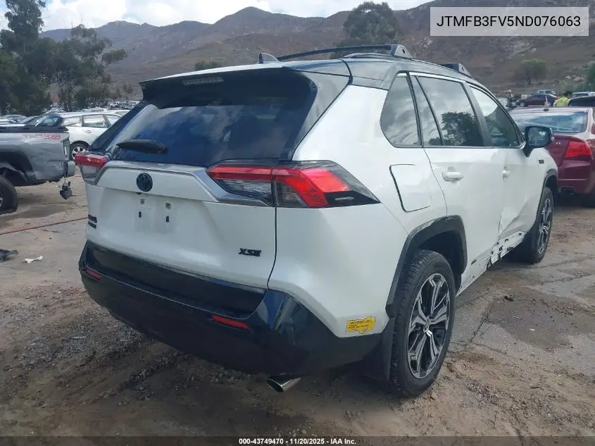 JTMFB3FV5ND076063 2022 Toyota Rav4 Prime Xse