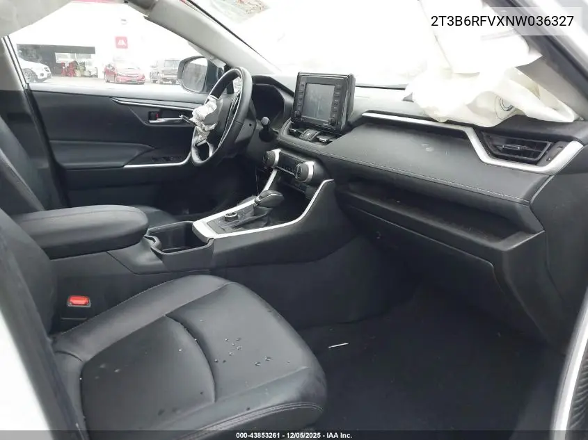 2T3B6RFVXNW036327 2022 Toyota Rav4 Hybrid Xle Premium