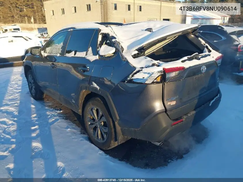 4T3B6RFV8NU090614 2022 Toyota Rav4 Hybrid Xle Premium