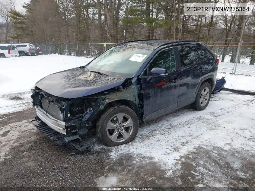 2T3P1RFVXNW275364 2022 Toyota Rav4 Xle