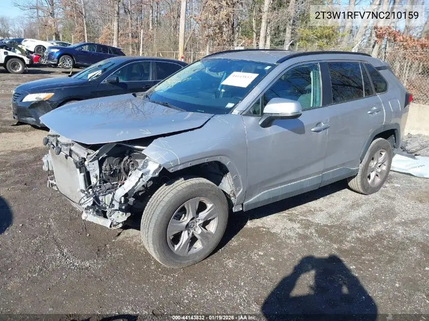 2T3W1RFV7NC210159 2022 Toyota Rav4 Xle