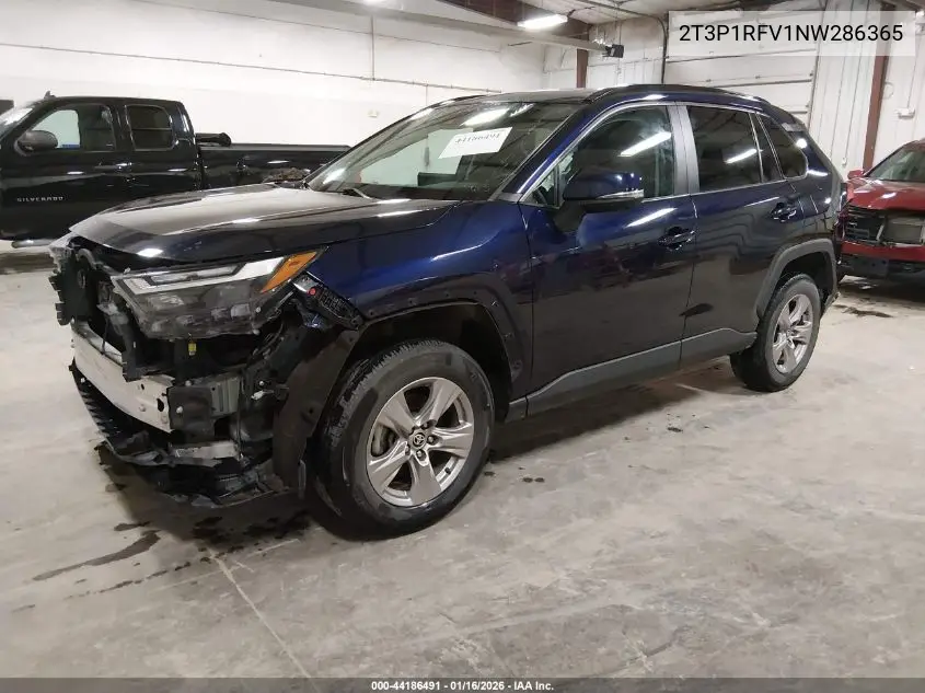 2T3P1RFV1NW286365 2022 Toyota Rav4 Xle