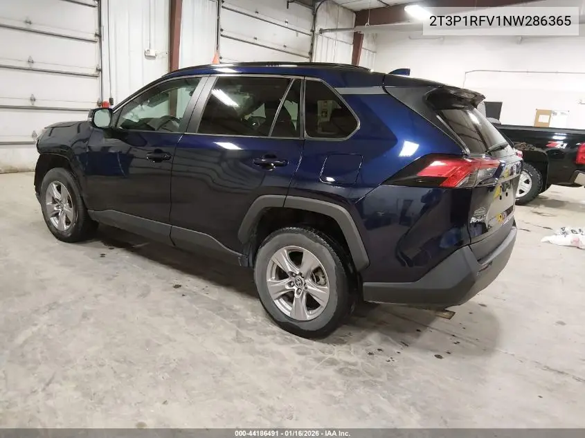 2T3P1RFV1NW286365 2022 Toyota Rav4 Xle