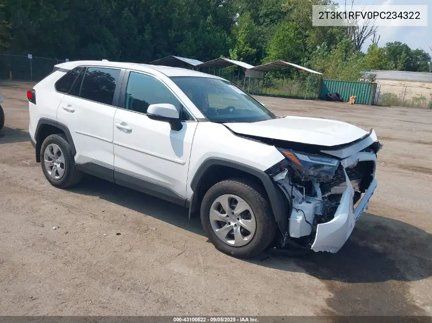2T3K1RFV0PC234322 2023 Toyota Rav4 Le