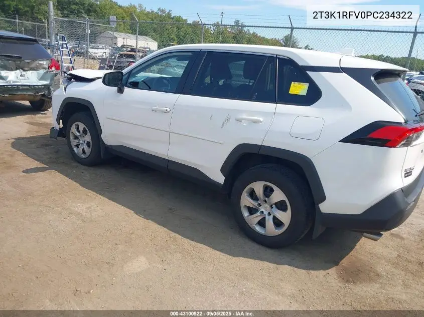 2T3K1RFV0PC234322 2023 Toyota Rav4 Le