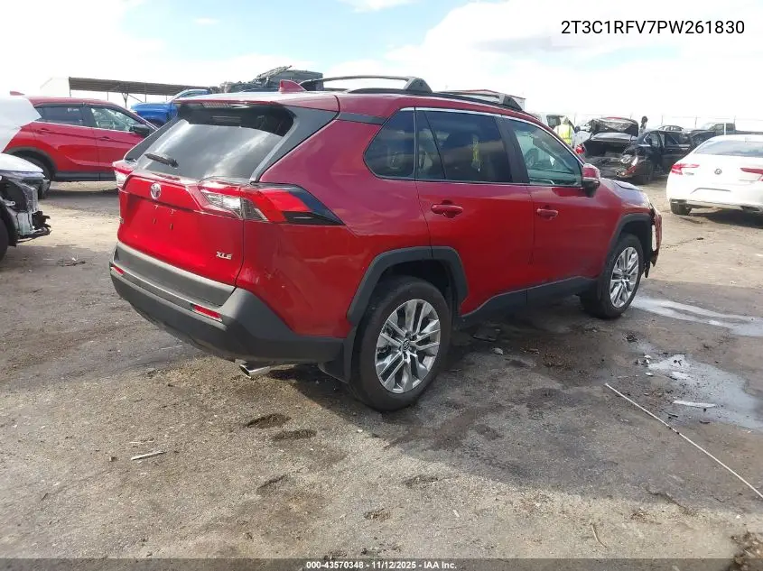 2T3C1RFV7PW261830 2023 Toyota Rav4 Xle Premium