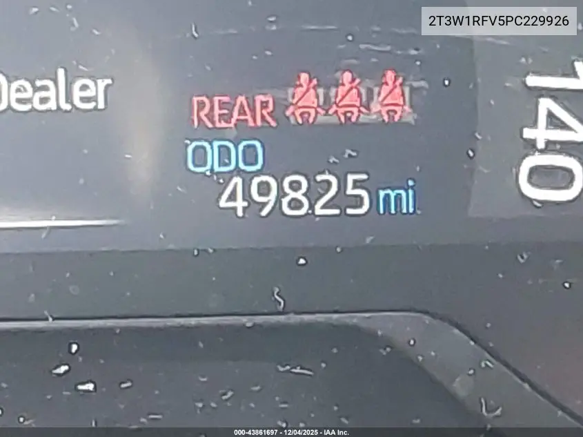 2T3W1RFV5PC229926 2023 Toyota Rav4 Xle