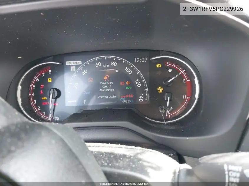 2T3W1RFV5PC229926 2023 Toyota Rav4 Xle