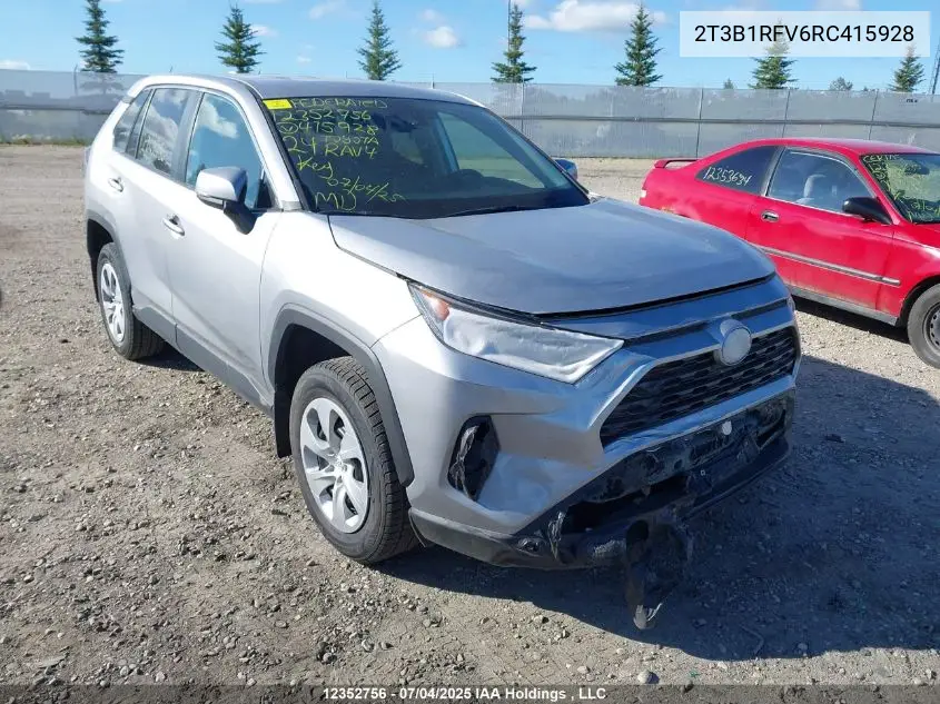 2T3B1RFV6RC415928 2024 Toyota Rav4 Le