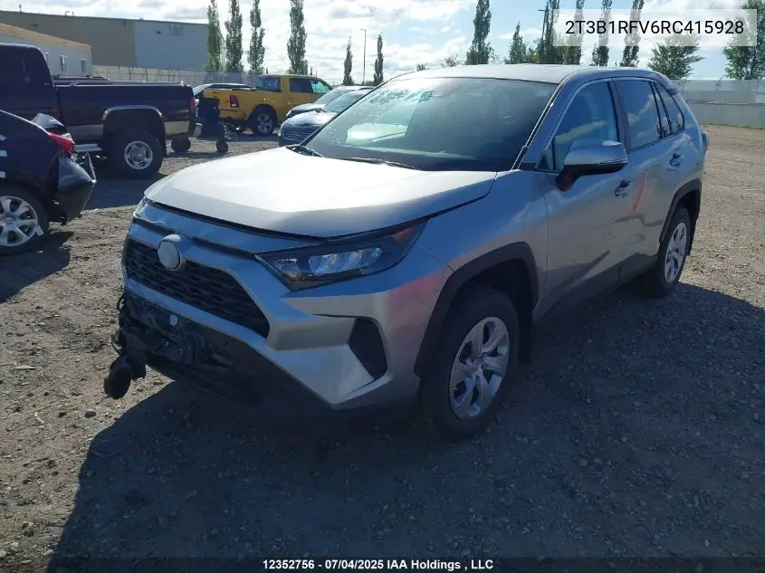 2T3B1RFV6RC415928 2024 Toyota Rav4 Le