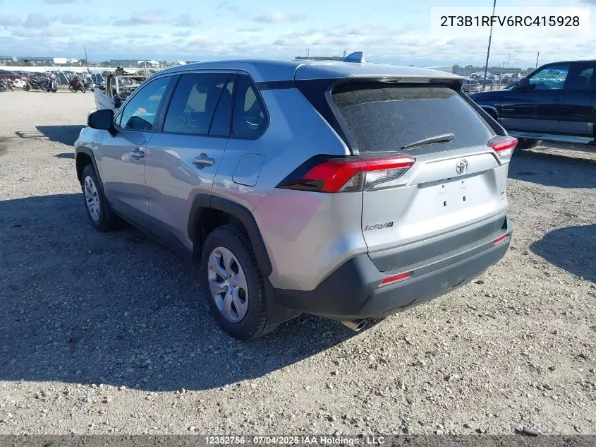 2T3B1RFV6RC415928 2024 Toyota Rav4 Le