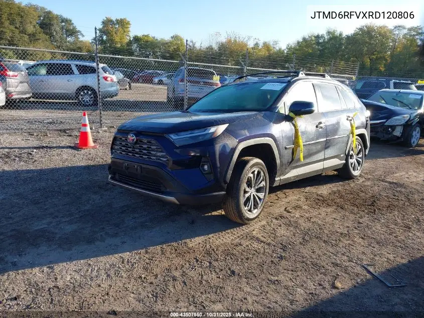 JTMD6RFVXRD120806 2024 Toyota Rav4 Hybrid Limited