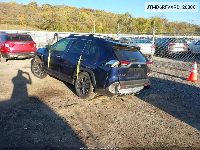 JTMD6RFVXRD120806 2024 Toyota Rav4 Hybrid Limited