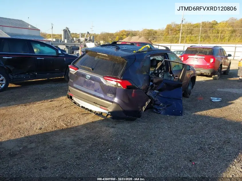 JTMD6RFVXRD120806 2024 Toyota Rav4 Hybrid Limited