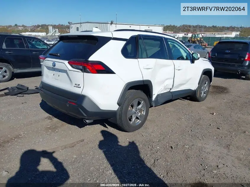 2T3RWRFV7RW202064 2024 Toyota Rav4 Hybrid Xle